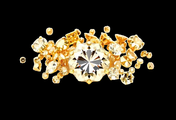 Gold bracelet adorned with sparkling diamonds on a black velvet background